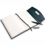 A5 PU notebook portfolio with pen