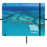 Aerial Seaview Themed Canon Notebook