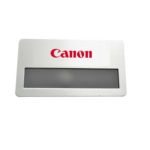 Magnetic name tag with Canon logo