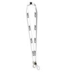 CPS White Lanyard with safety clip