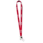 CPS Red Lanyard with safety clip