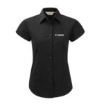 Black Short Sleeve Shirt Female