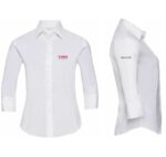 Black/White 3/4 Sleeve Shirt Female - Image 2